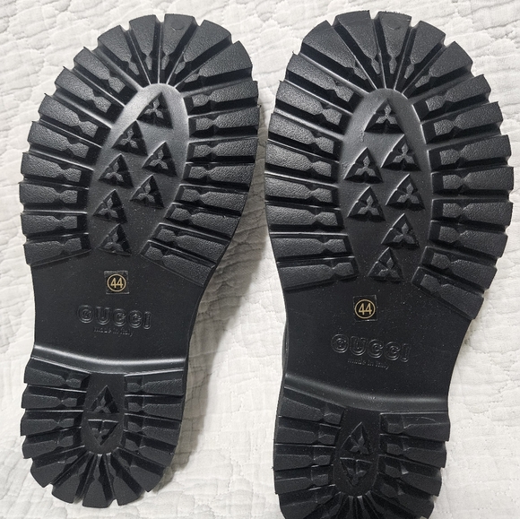 Gucci GG Black Rubber Mens Slip On Sandals/Crocs/Slide US 10.5/11 EU 44 UK 10 - Picture 6 of 15